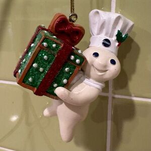Danbury Mint The Pillsbury Doughboy Glitter Ornament - No Box
